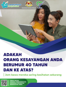 Adakah Orang Kesayangan Anda Berumur 40 Tahun Dan Ke Atas?